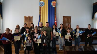 Нагородження родин загиблих та зниклих безвісти військових